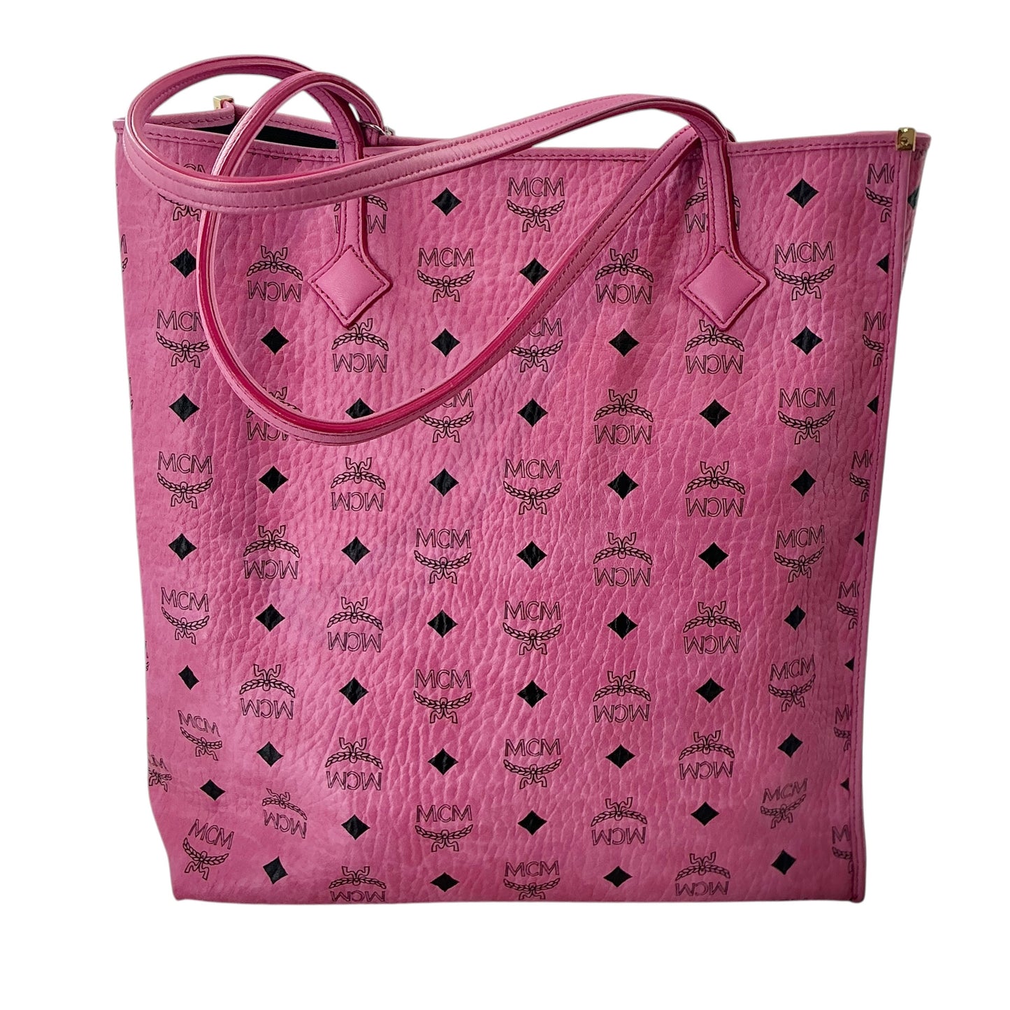 MCM Visetos Kira North South Shopper Tote