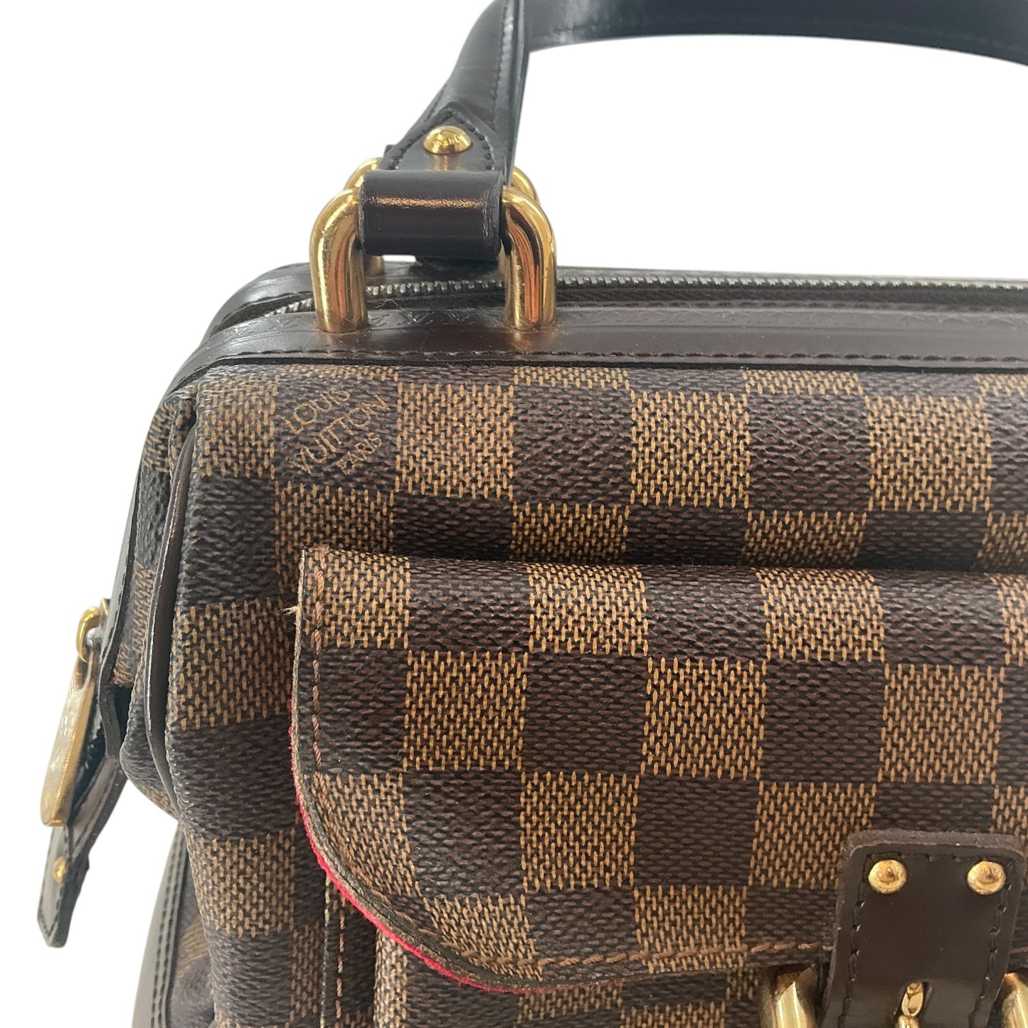 Louis Vuitton Knightsbridge Damier Ebene Satchel Bag