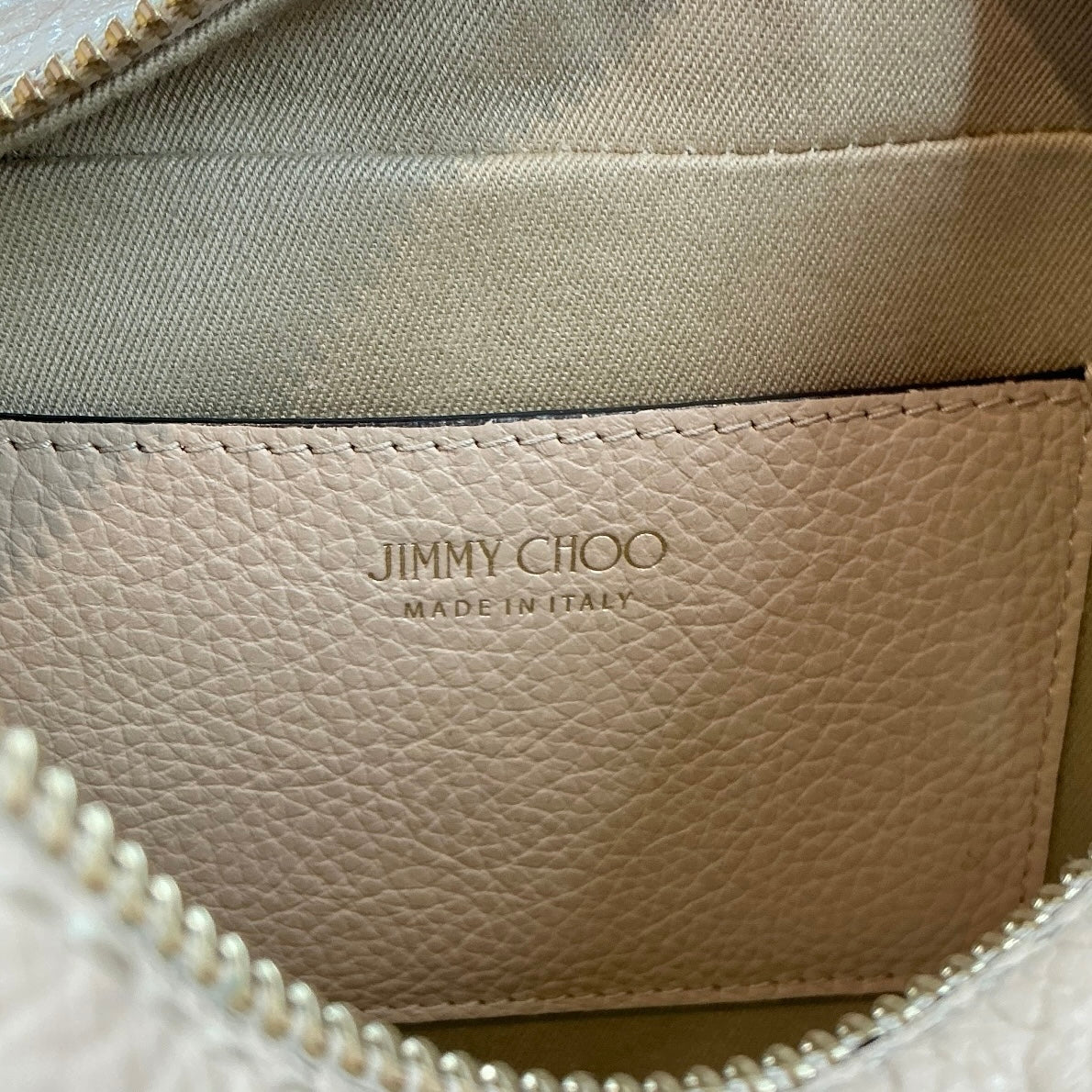 Jimmy Choo Pebbled Calfskin Small Camera Crossbody Bag