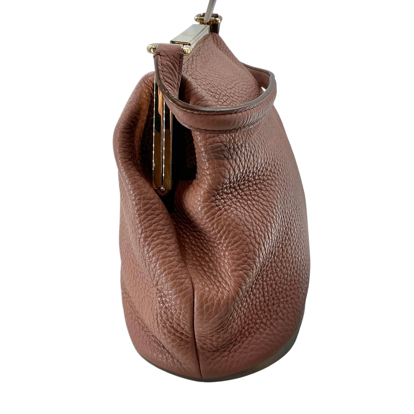 Dolce & Gabbana Sara Pebbled Leather Frame Bag