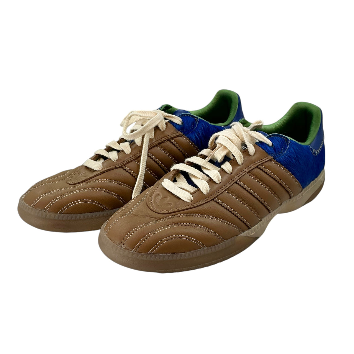 Adidas Wales Bonner Samba Millennium Brown Royal Blue Sneakers