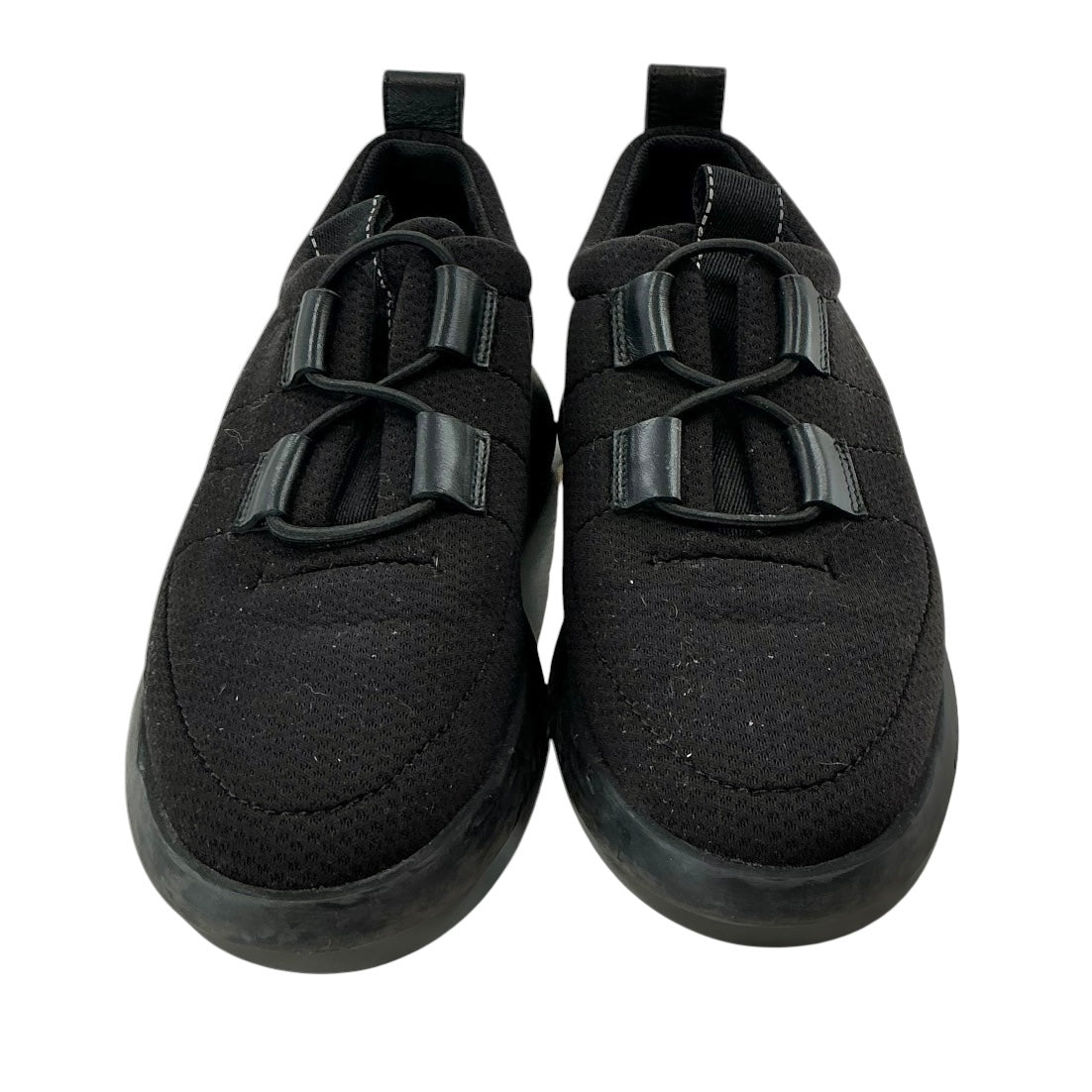 Hermès Black Mesh and Leather Team Sneakers