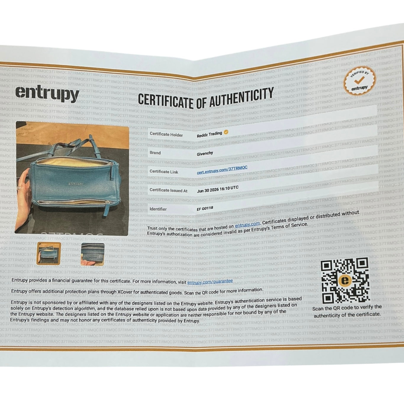 Givenchy Mini Pandora Crossbody Bag – Teal Grained Goatskin Leather