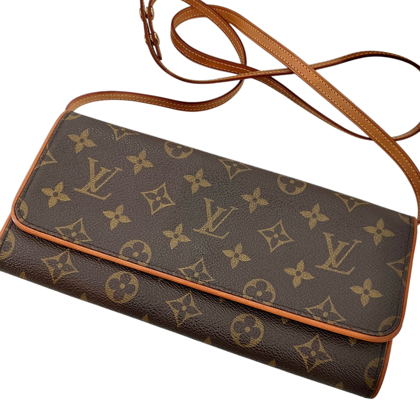 Louis Vuitton Monogram Canvas Pochette Twin GM Bag