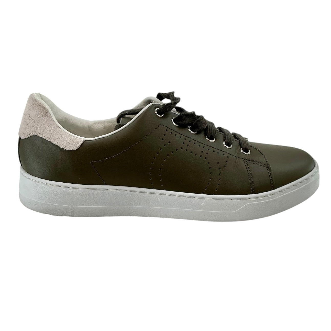 Salvatore Ferragamo Pierre Leather Sneakers