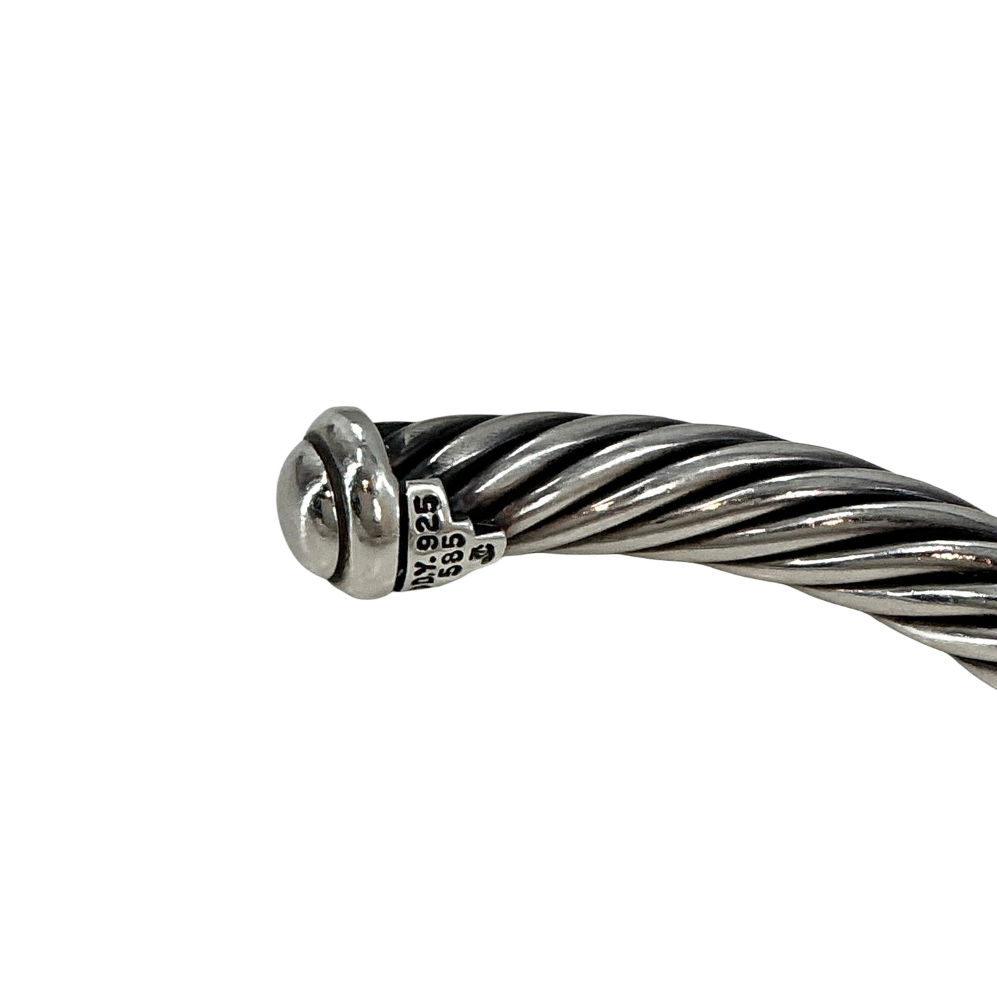 David Yurman X Classic Cable Station Cuff Bracelet