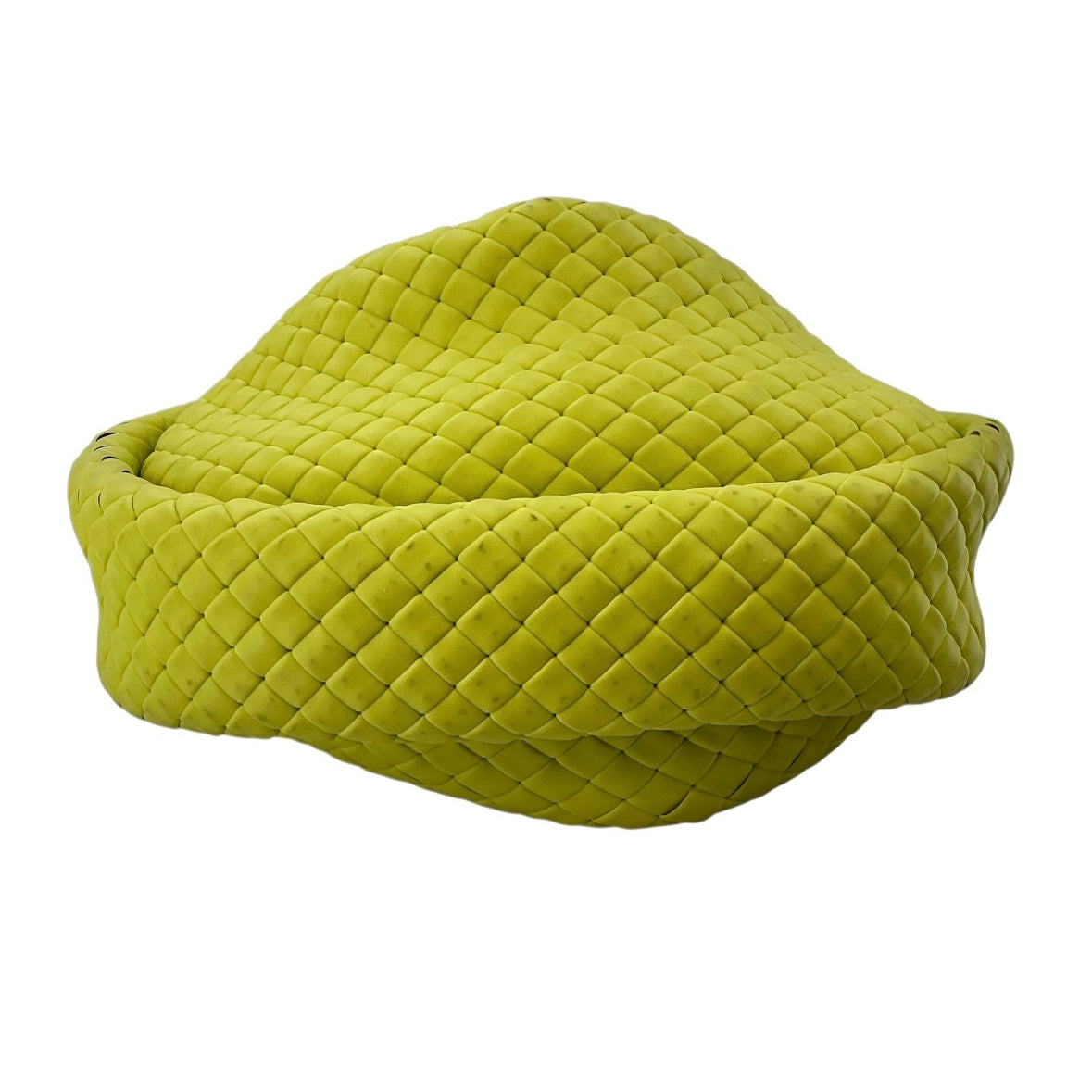 Bottega Veneta Padded Jodie Mini Rubber Vert Kiwi