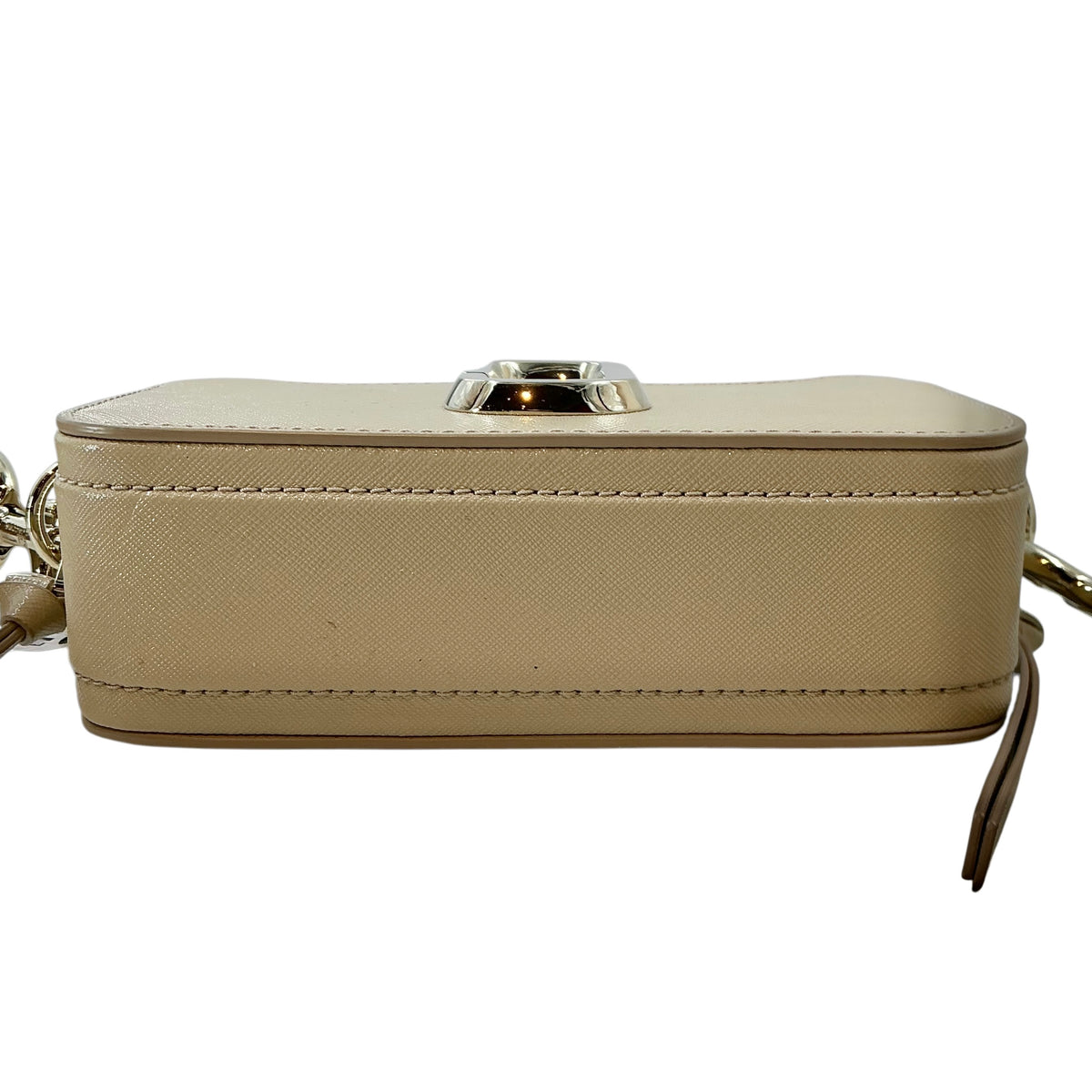 Marc Jacobs The Snapshot Crossbody Bag in Khaki – Saffiano Leather