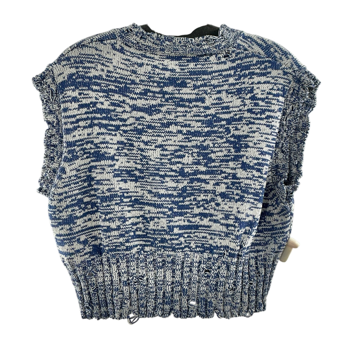 Marni Disheveled Mouliné Cotton Knit Sweater Vest