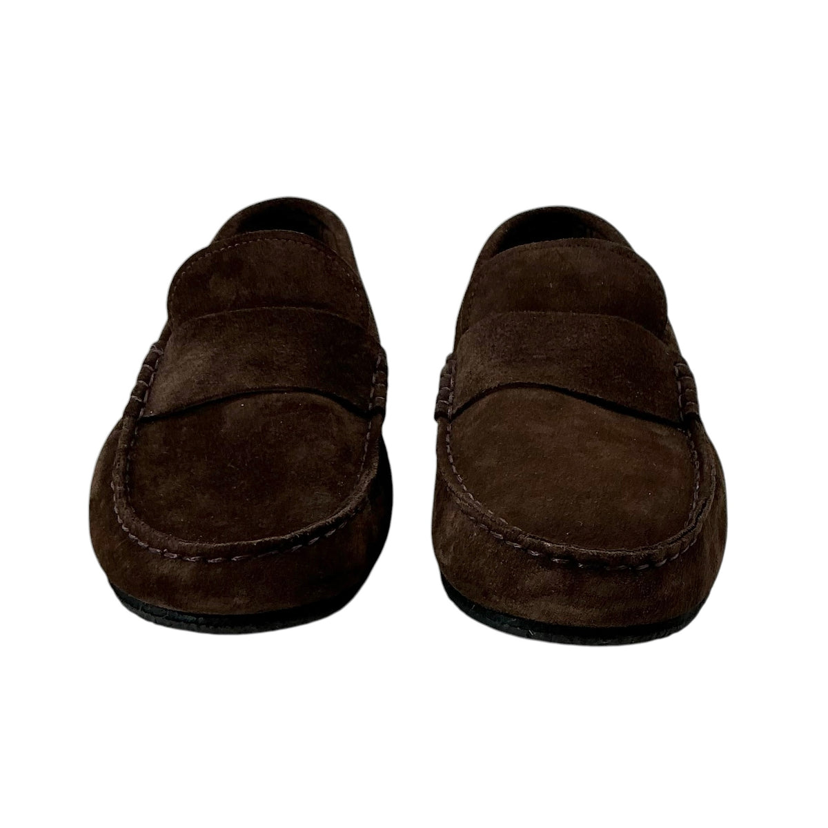 James Perse Women’s Montecito Brown Suede Moccasin Loafers