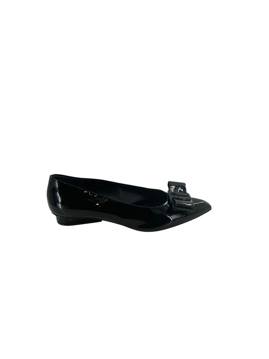Salvatore Ferragamo Patent Bow Ballet Flat
