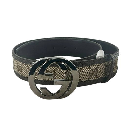 Gucci GG Supreme Canvas Belt with Interlocking G Buckle