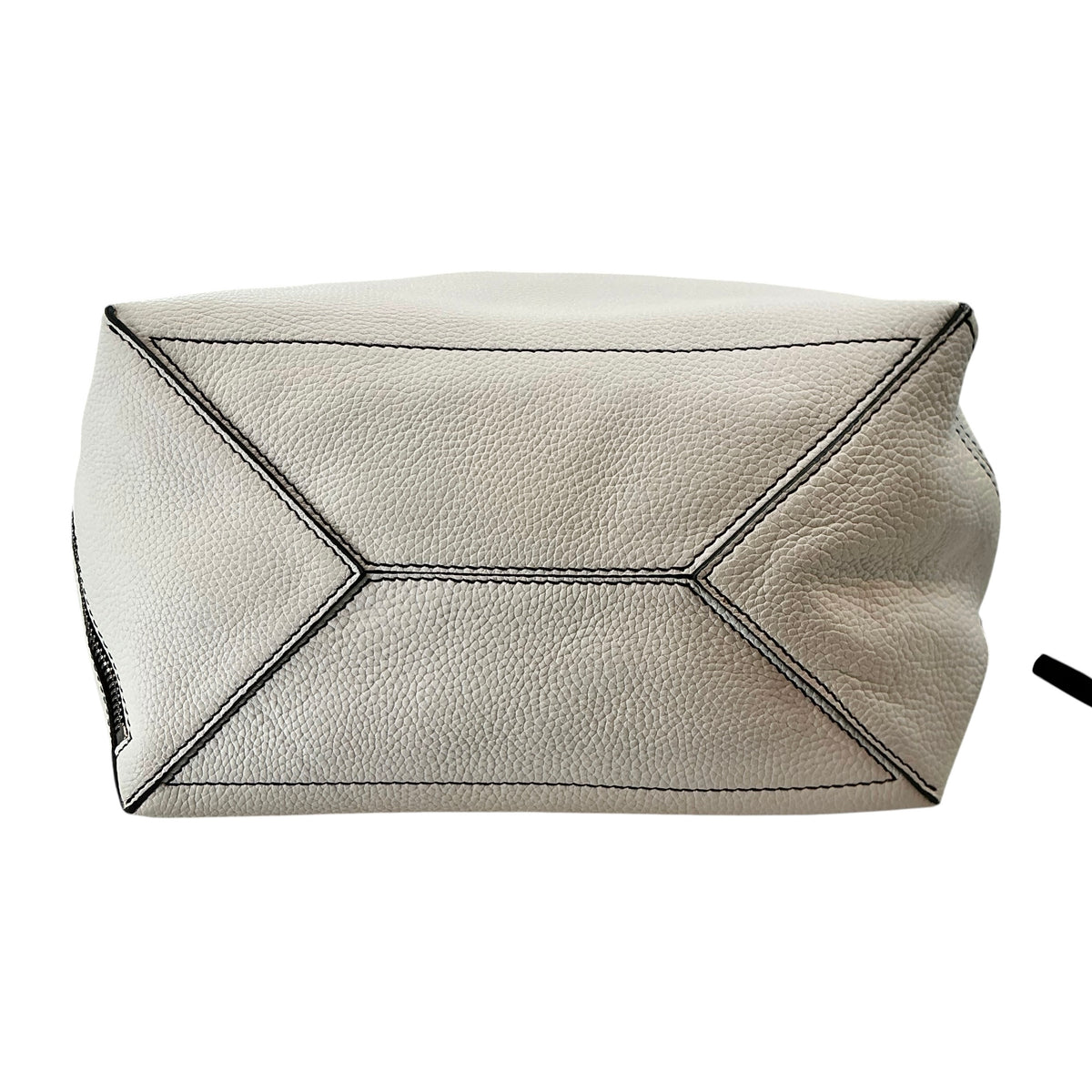 Proenza Schouler White Pebbled Leather Large Cire Hobo Bag