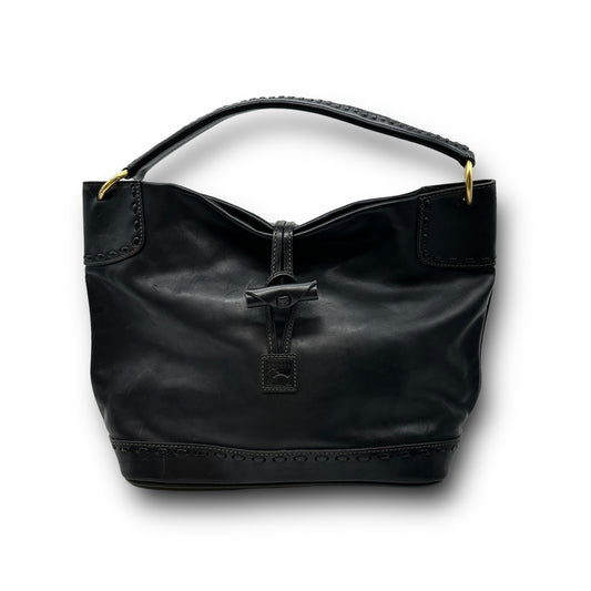 Dooney Bourke Black leather shoulder bag