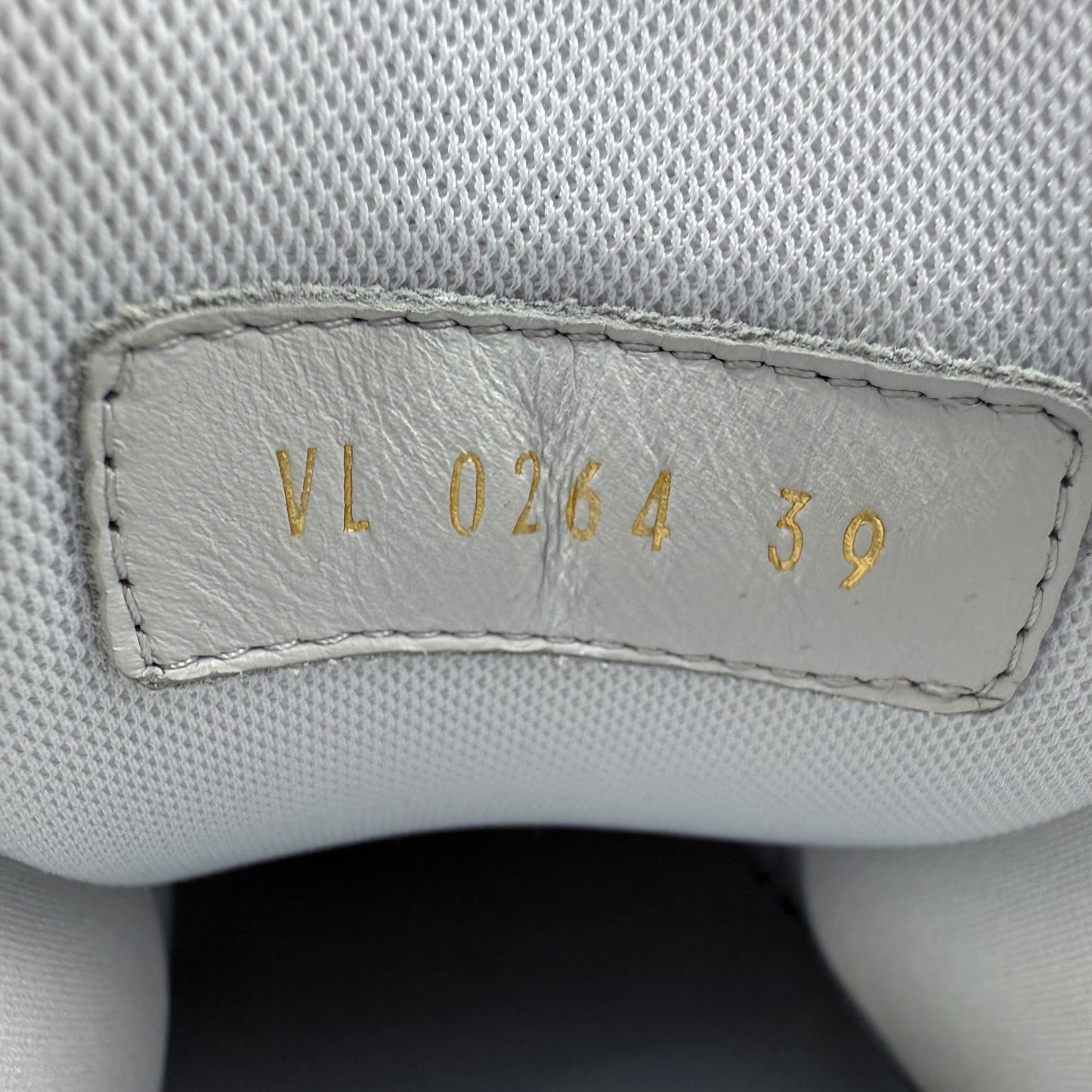 Louis Vuitton White Grey Multi Logo Trainer