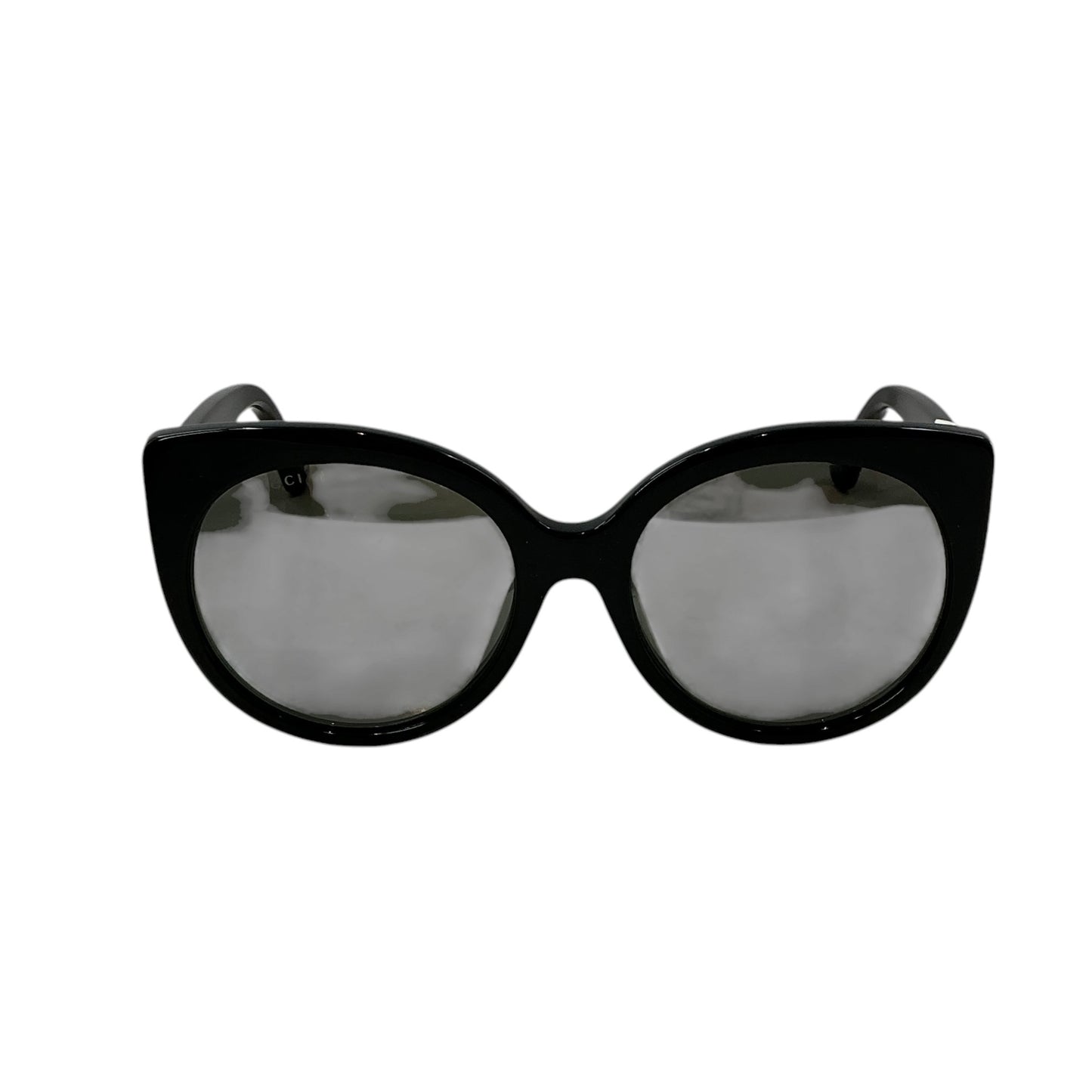 Gucci Women's GG1315S Black/Grey Cat-Eye Sunglasses