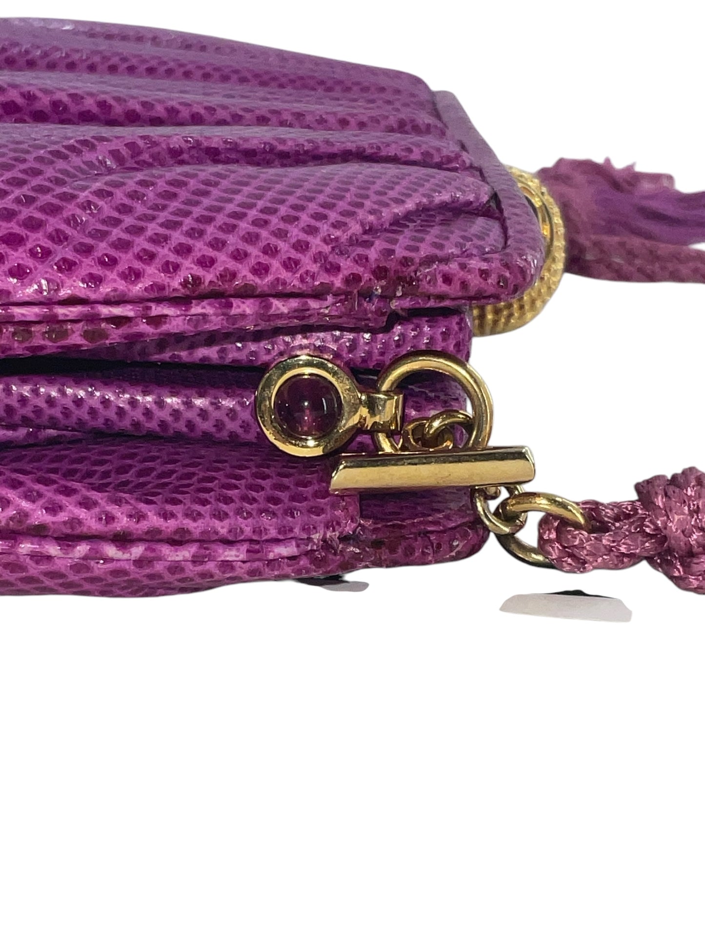 Judith Leiber Snakeskin Shoulder Bag