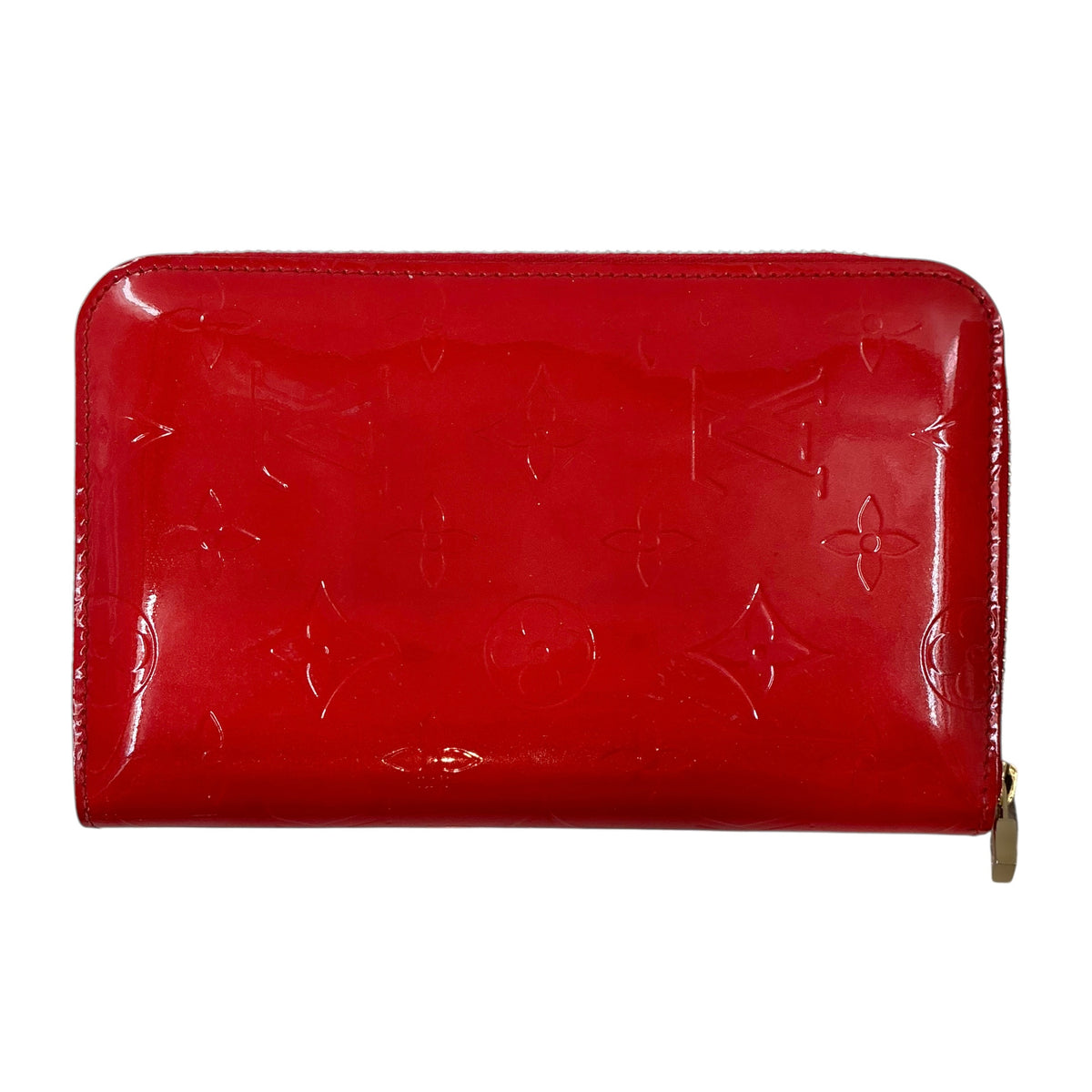 Louis Vuitton Monogram Vernis Zippy Long Wallet - Pomme D'Amour Red