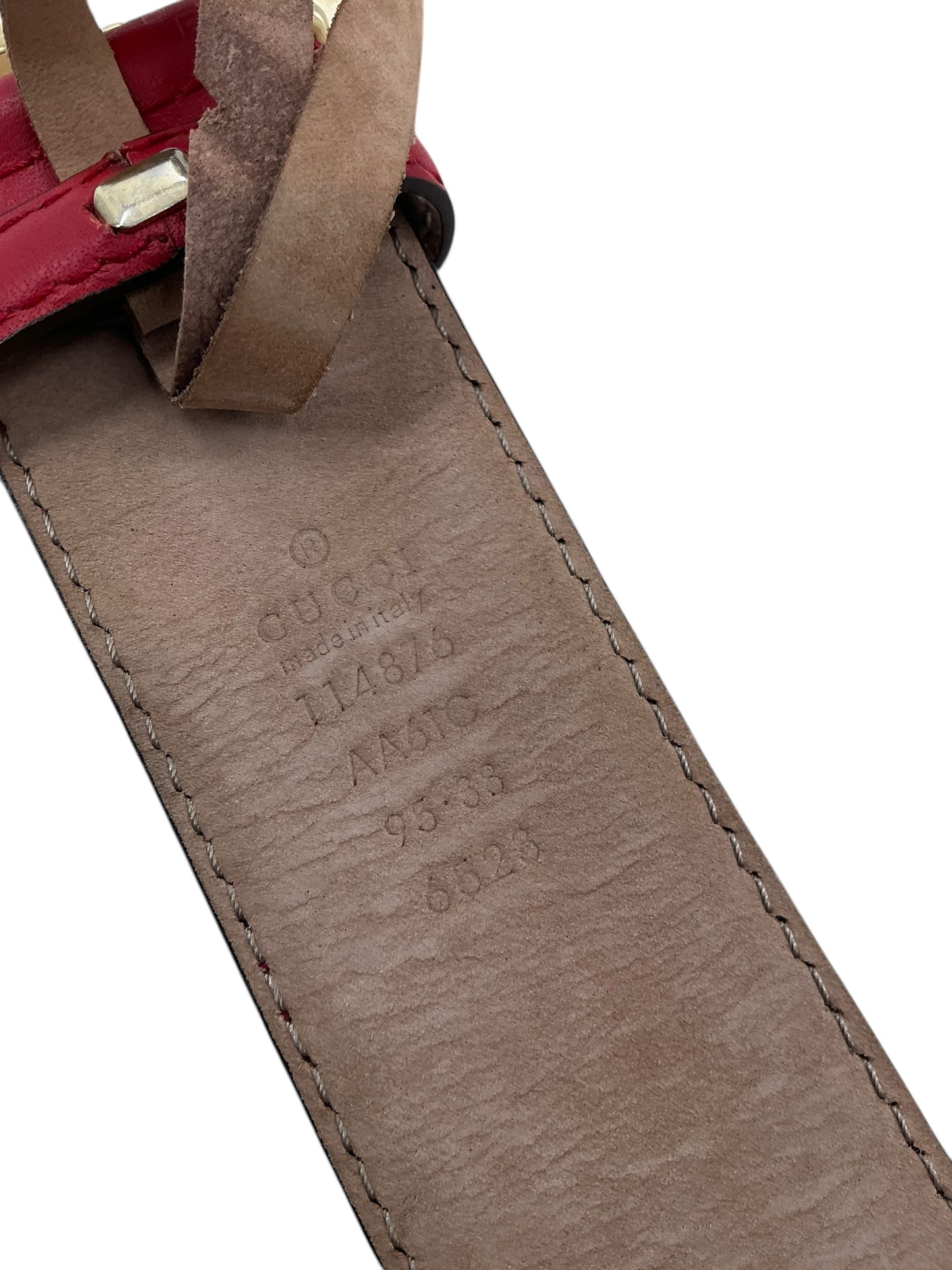 Gucci Double G Leather Belt