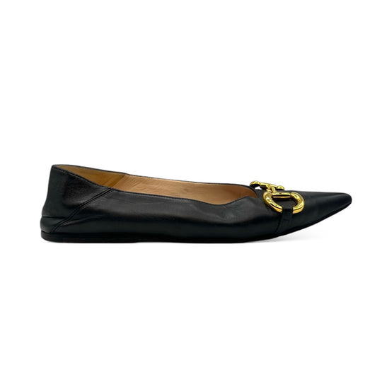 Gucci Horsebit Leather Flats