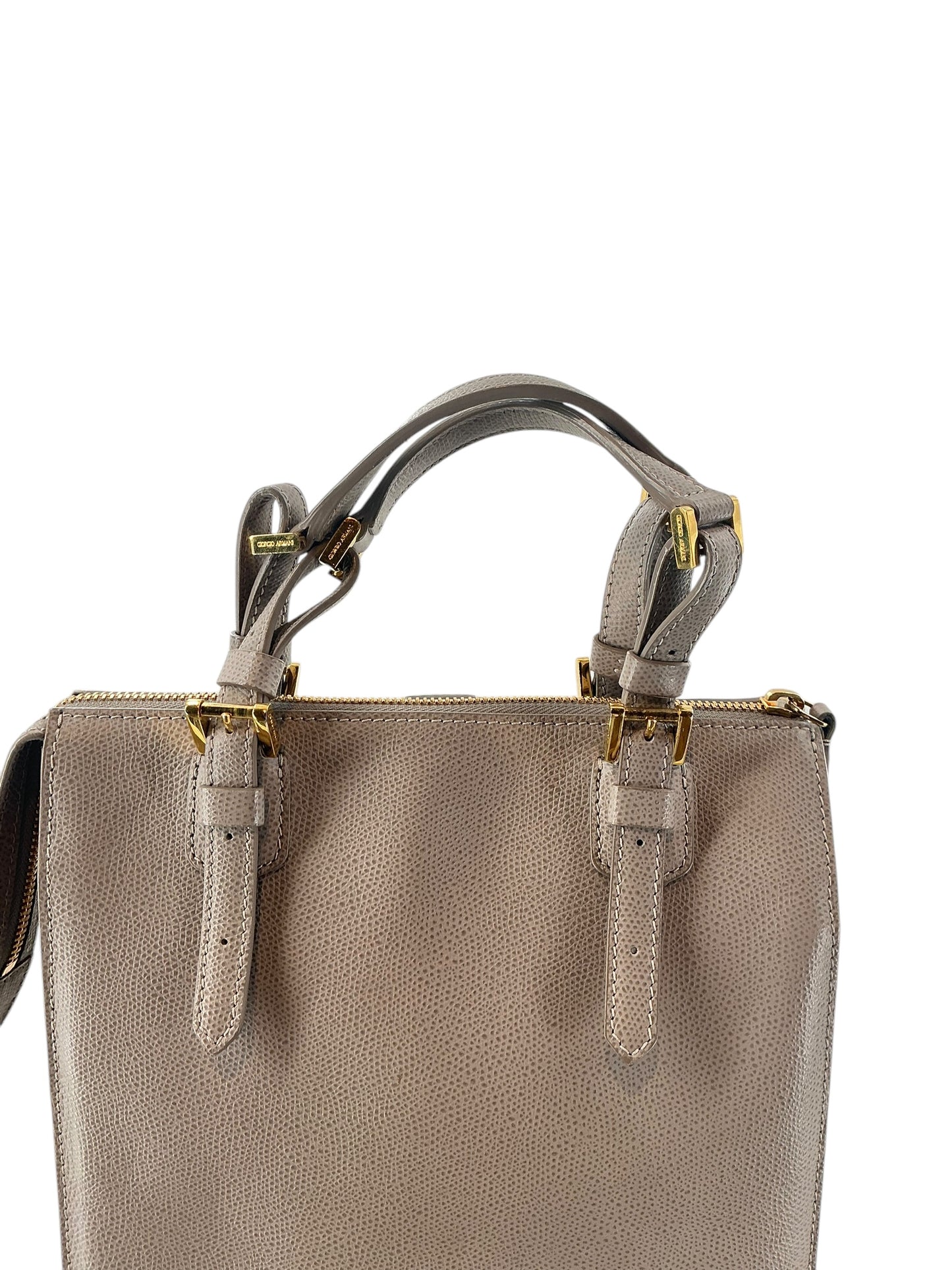 Giorgio Armani Borgonuovo Top Handle Tote Bag