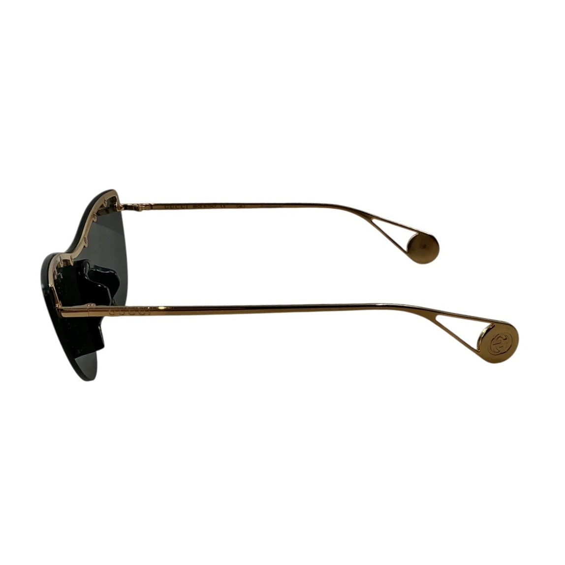 Gucci Women's GG0666S-001 Star-Studded Cat-Eye Shield Sunglasses