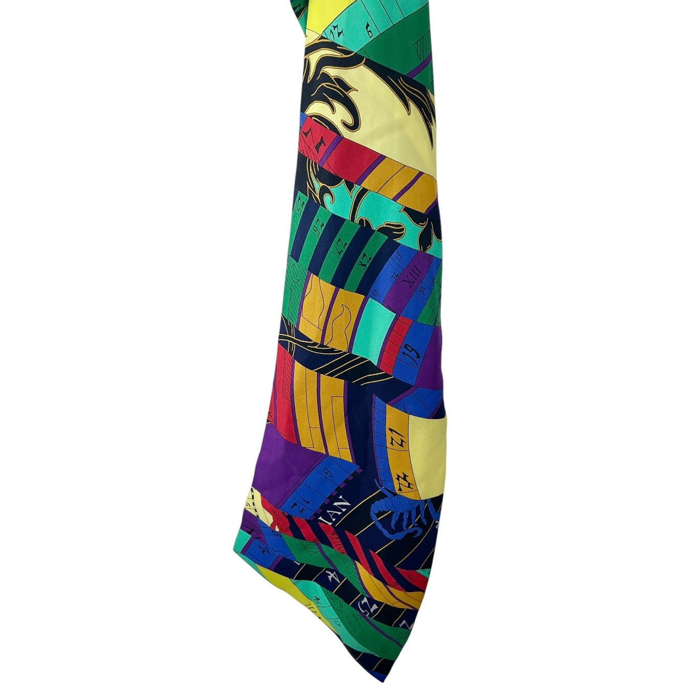 Hermès "Astrologie Nouvelle" Maxi Twilly Silk Scarf