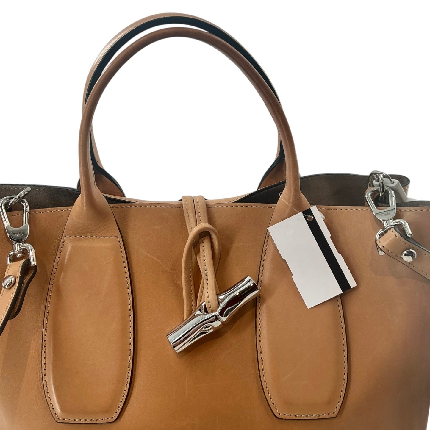 Longchamp Roseau M Leather Handbag