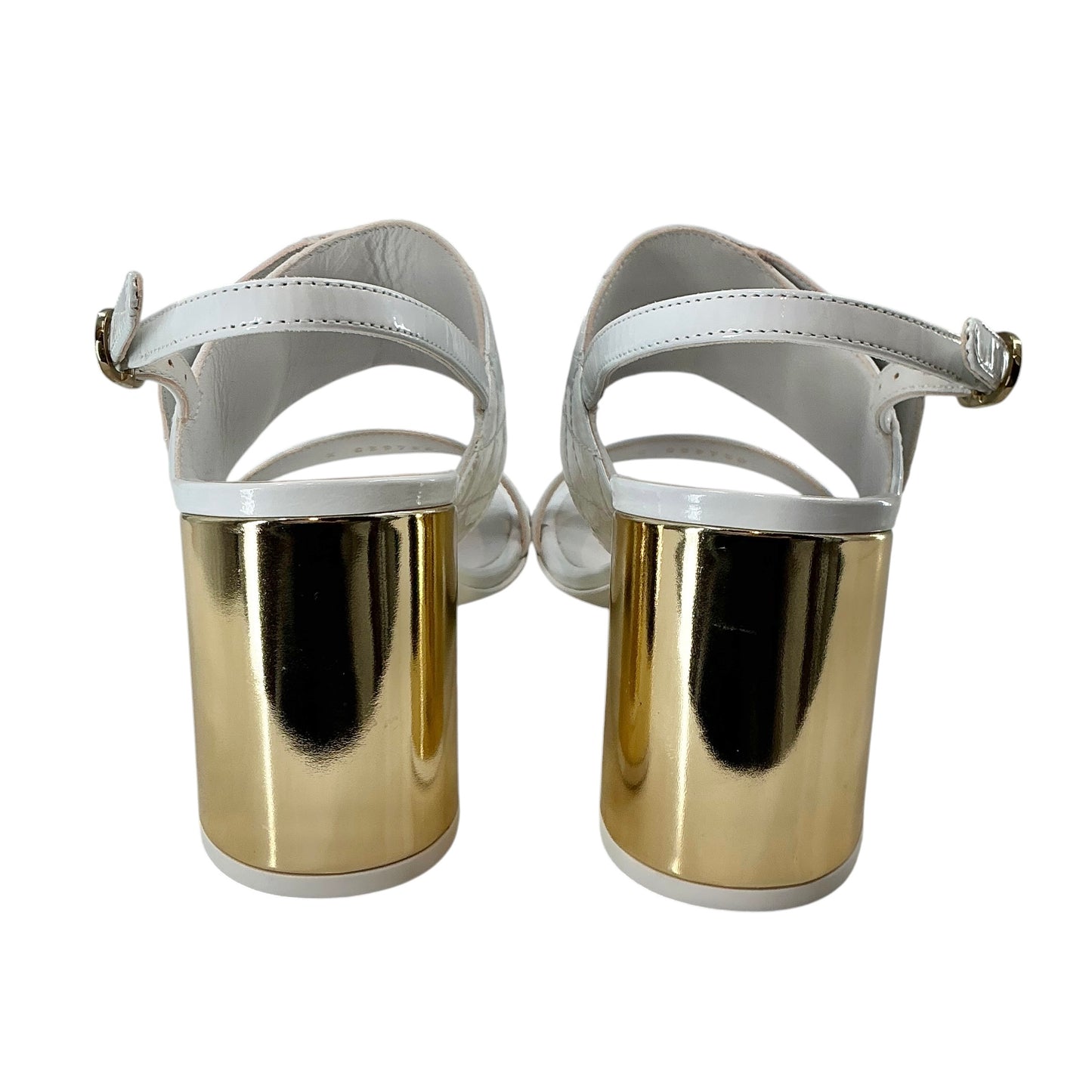 Chanel Interlocking CC Logo Slingback Sandals