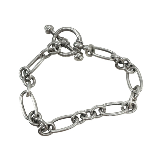Tiffany & Co. Sterling Silver Oval Link Toggle Bracelet