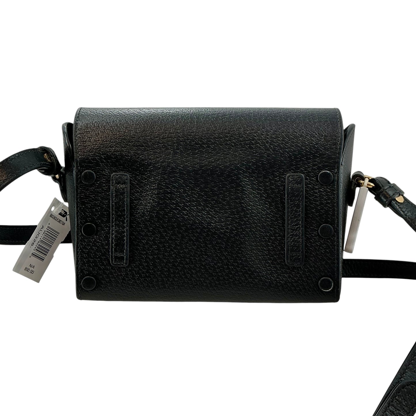 GUCCI Black Grained Leather Small Horsebit 1955 Shoulder Bag