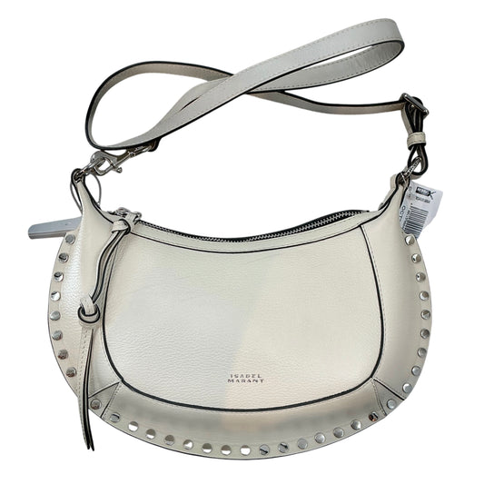 Isabel Marant Oskan Moon Studded Leather Shoulder Bag