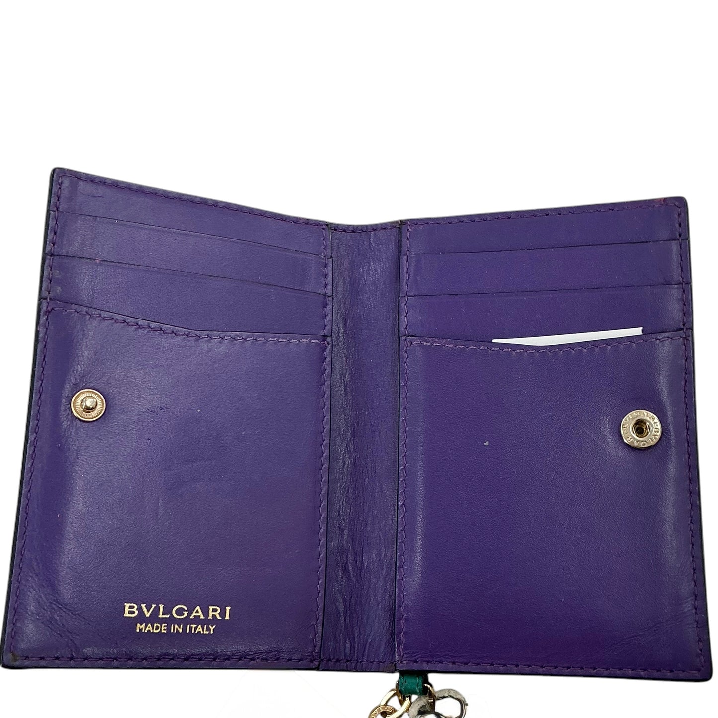 BVLGARI Serpenti Forever Folded Card Holder