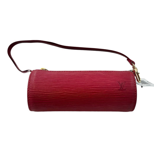 Louis Vuitton Red Epi Leather Papillon Pochette