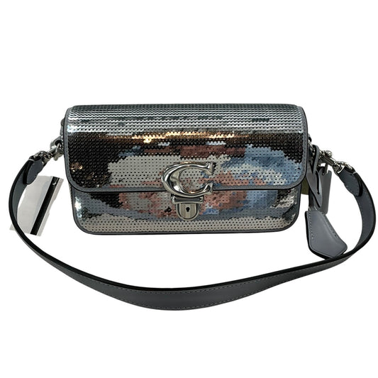 Coach Studio Baguette Shoulder Bag with Sequins