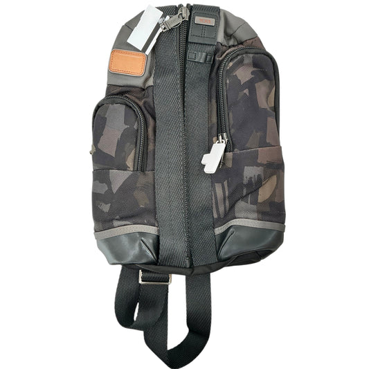 TUMI Alpha Bravo "Higgins" Ballistic Nylon Sling Bag / Crossbody – Grey Camo