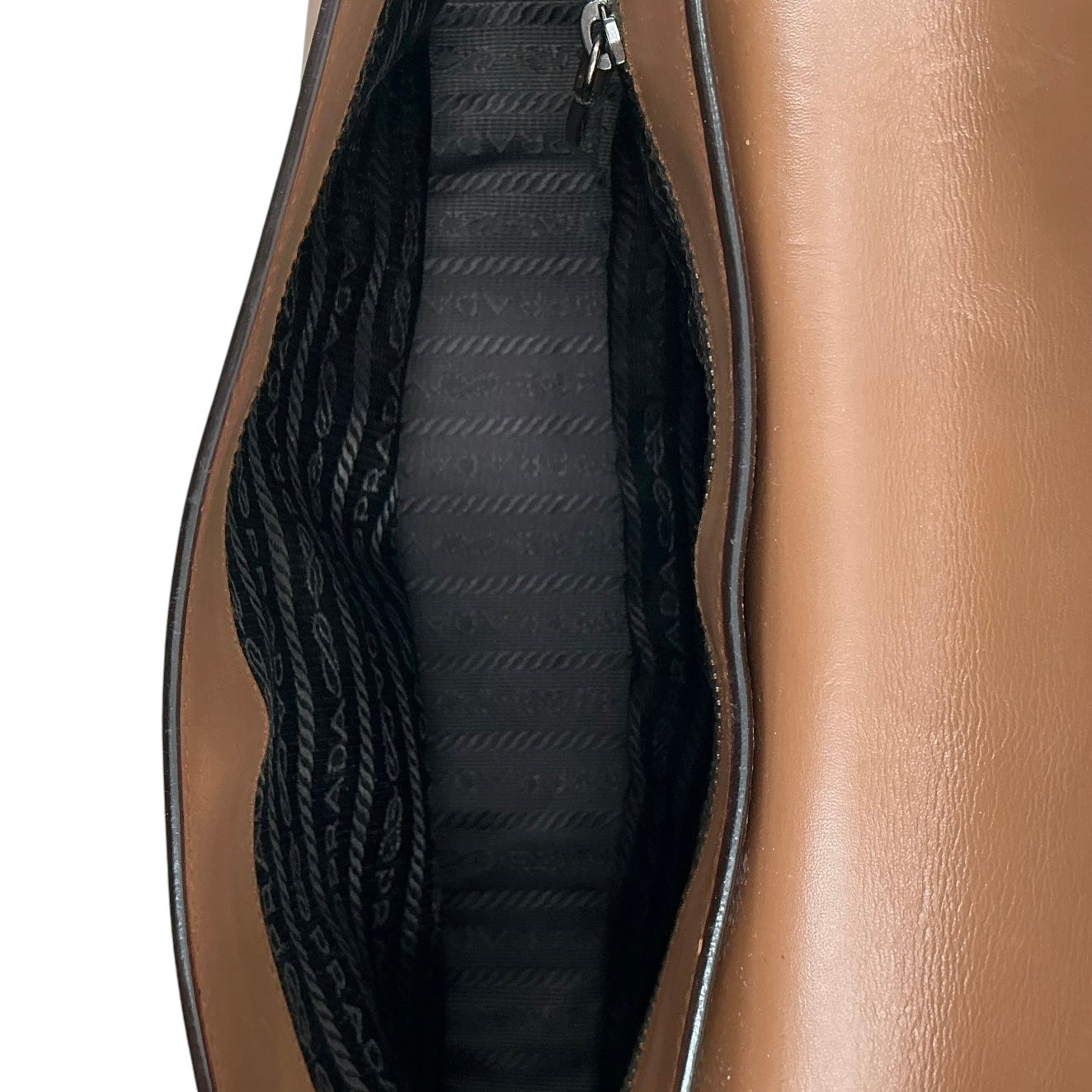 Prada Vitello Leather Flap Shoulder Bag