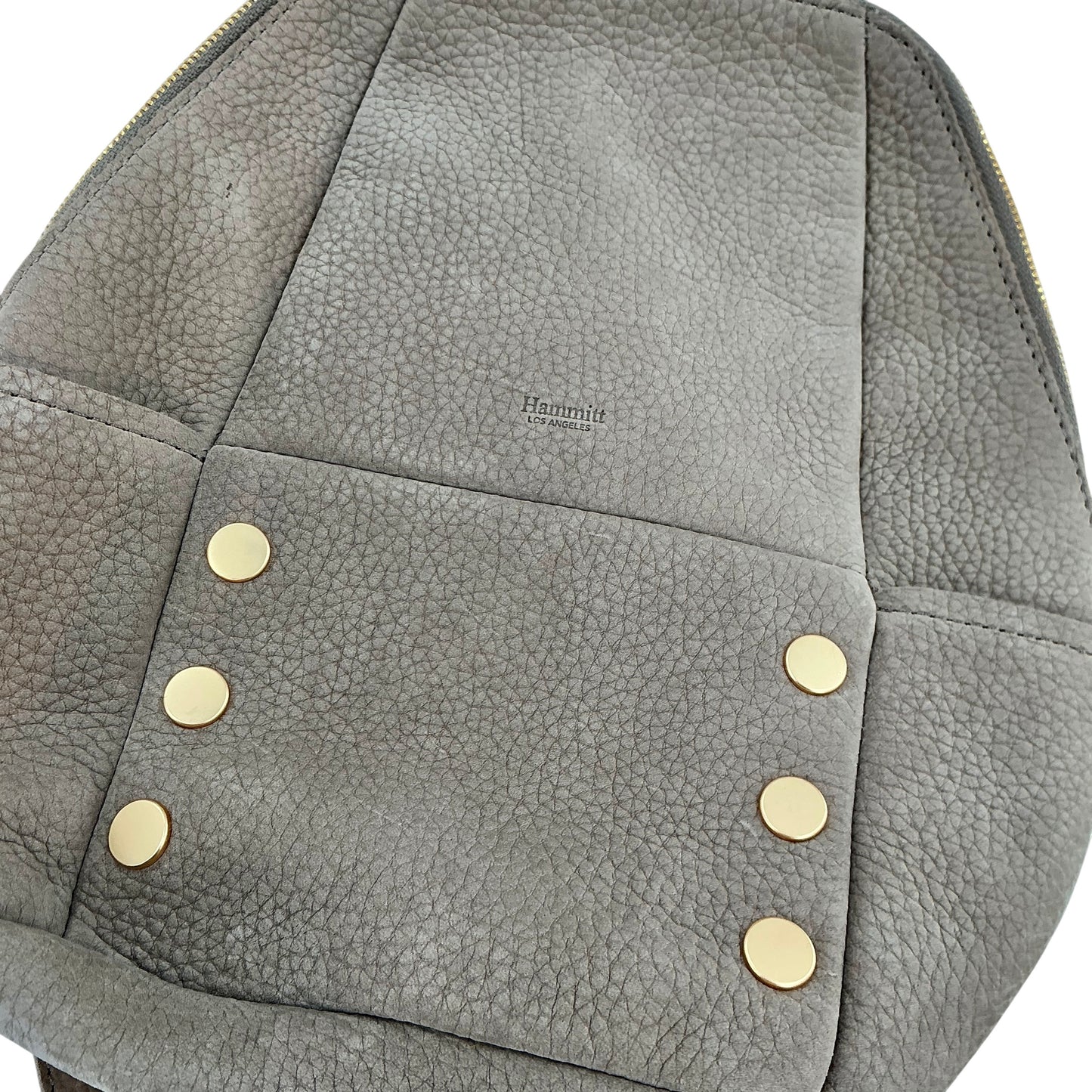 Hammitt Los Angeles Hunter Medium Backpack – Grey Natural Nubuck Leather