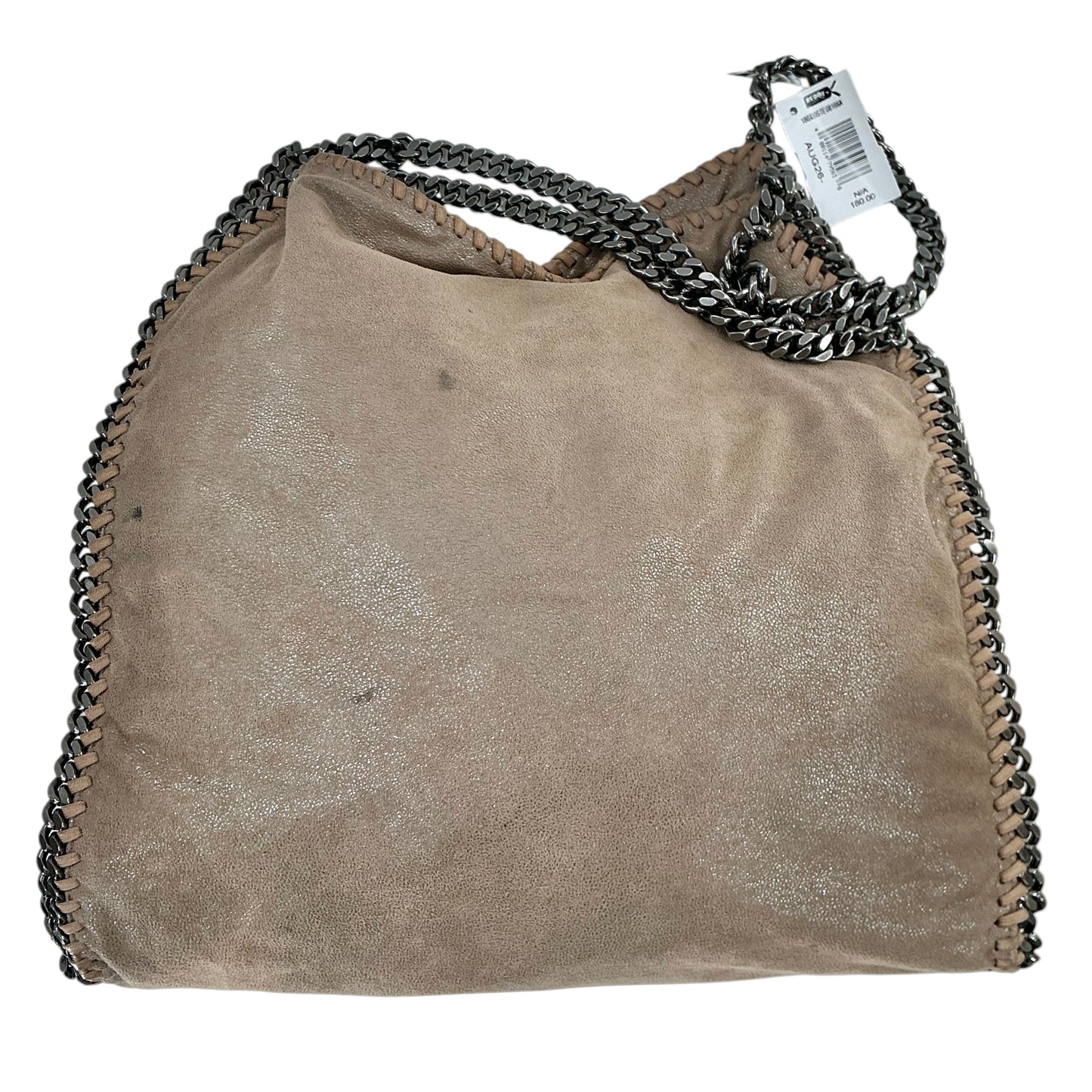 Stella McCartney Falabella Fold-Over Tote Bag – Taupe Shaggy Deer