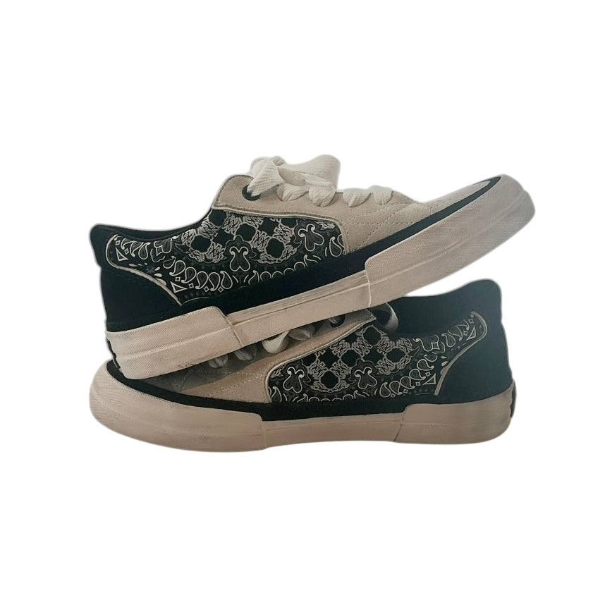 AMIRI Bandana Sunset Skate Low-Top Sneakers