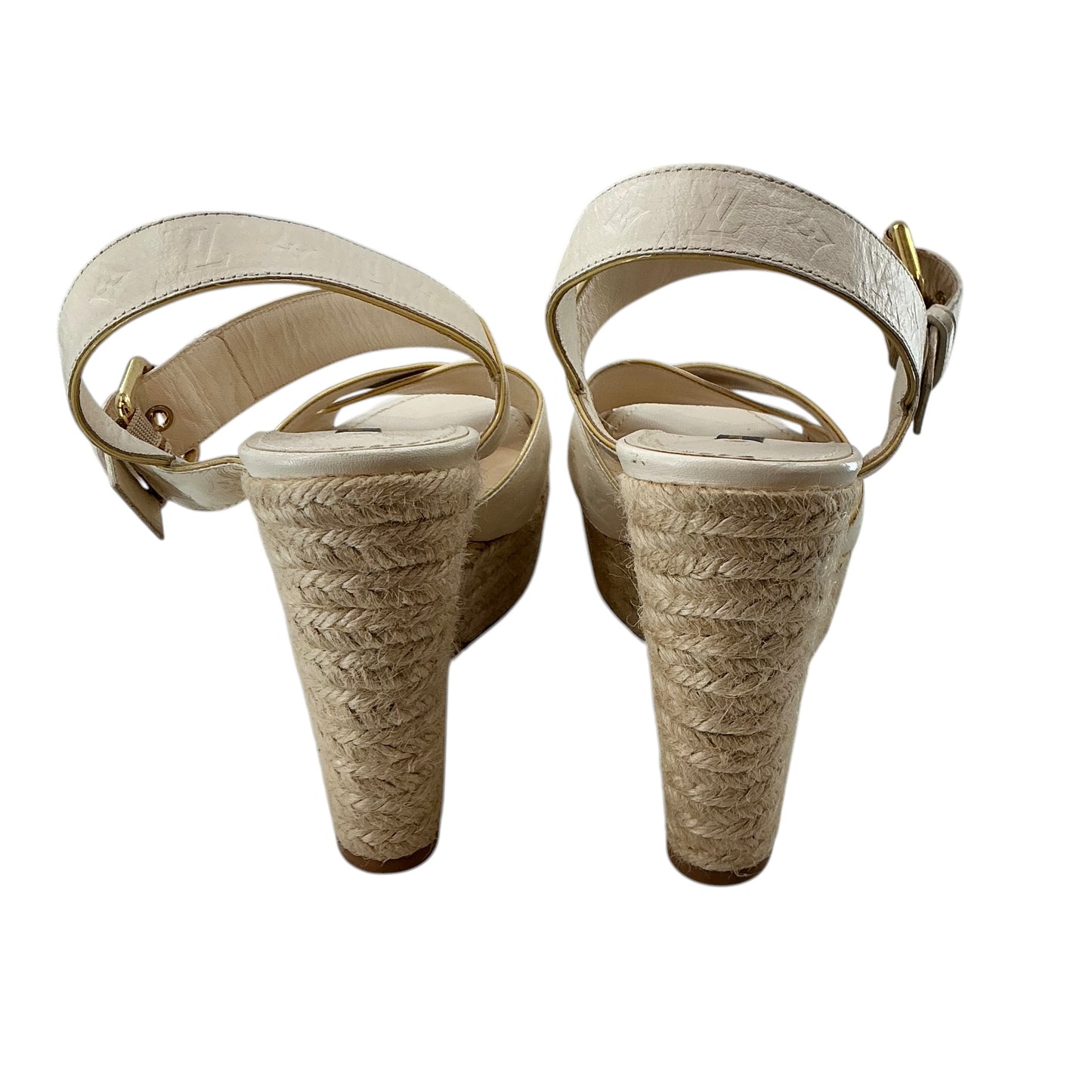 Louis Vuitton Formentera Monogram Wedge Sandals
