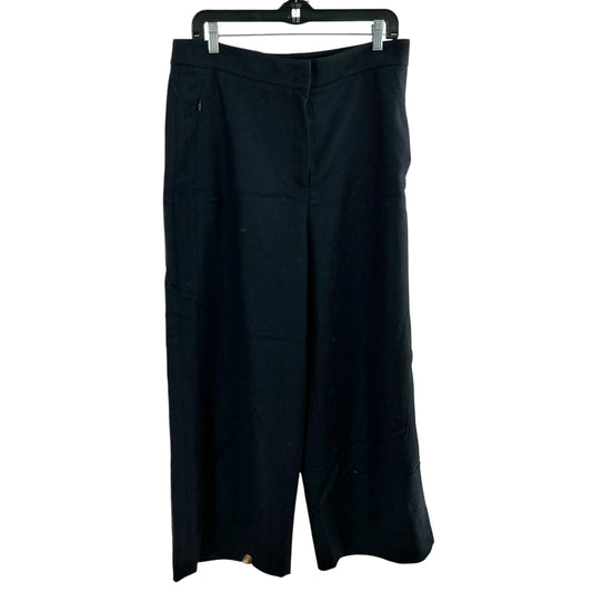 Akris Punto Navy Blue Wide-Leg Trousers