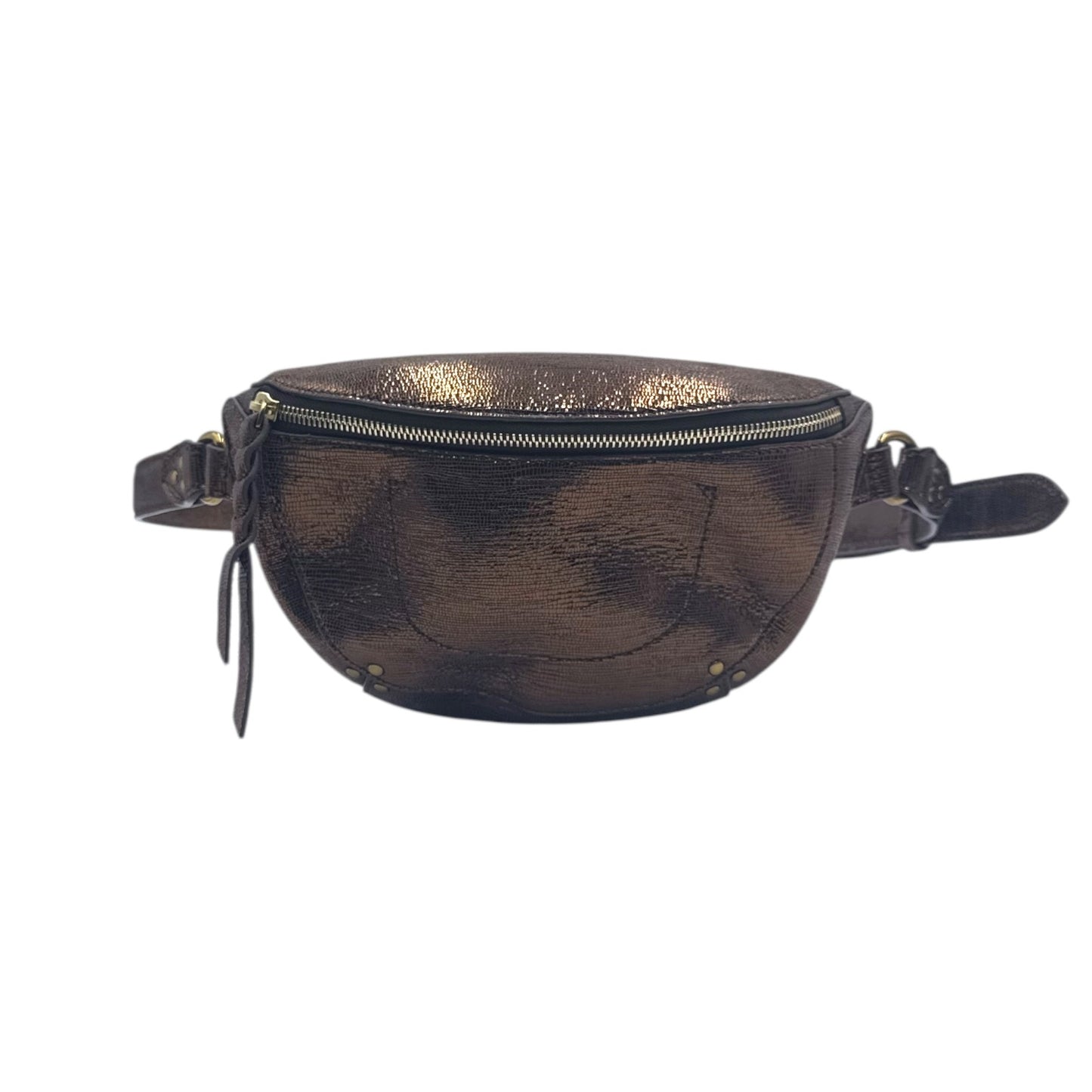 Jerome Dreyfuss Lino Lamé-Effect Metallic Belt Bag