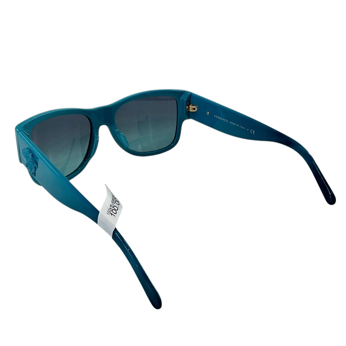 Versace VE4275 Turquoise Blue Medusa Square Sunglasses