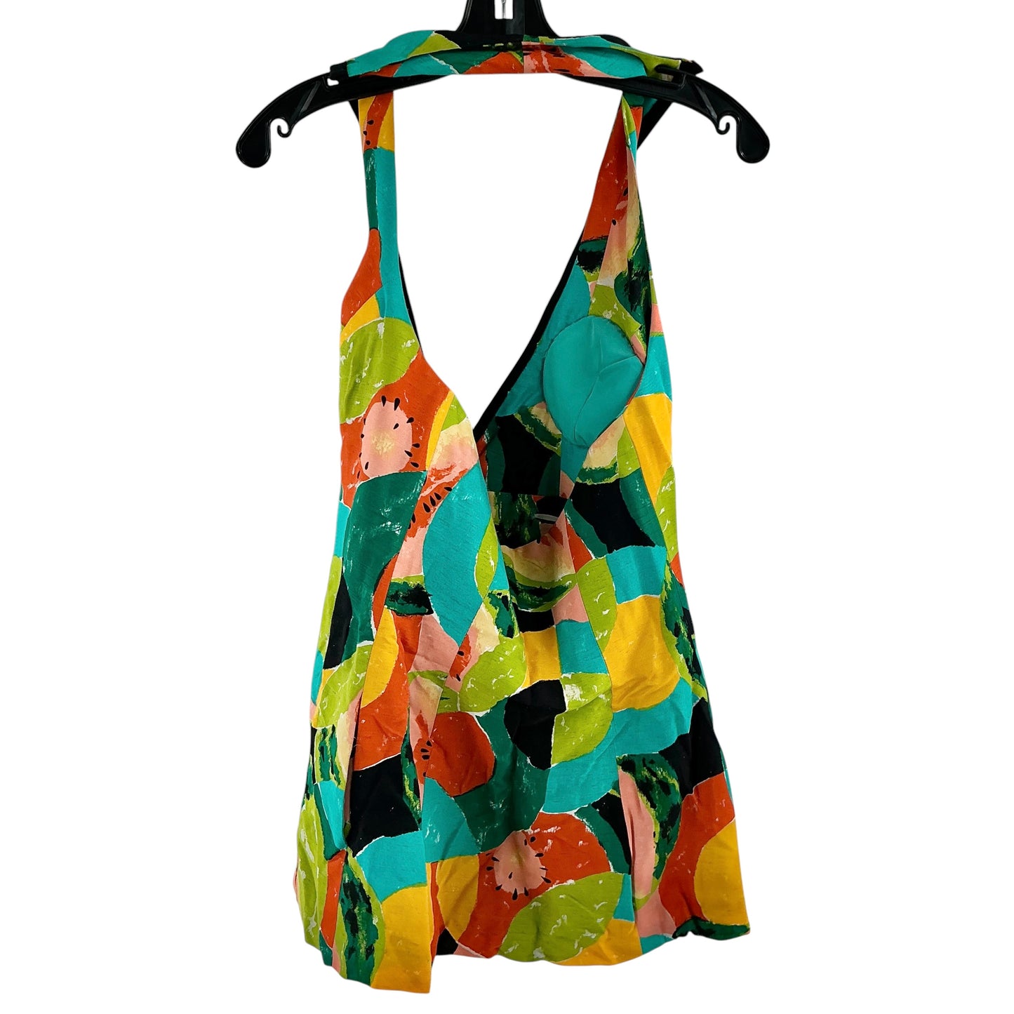 Bob Mackie Watermelon Fruit Print Halter Top Vest