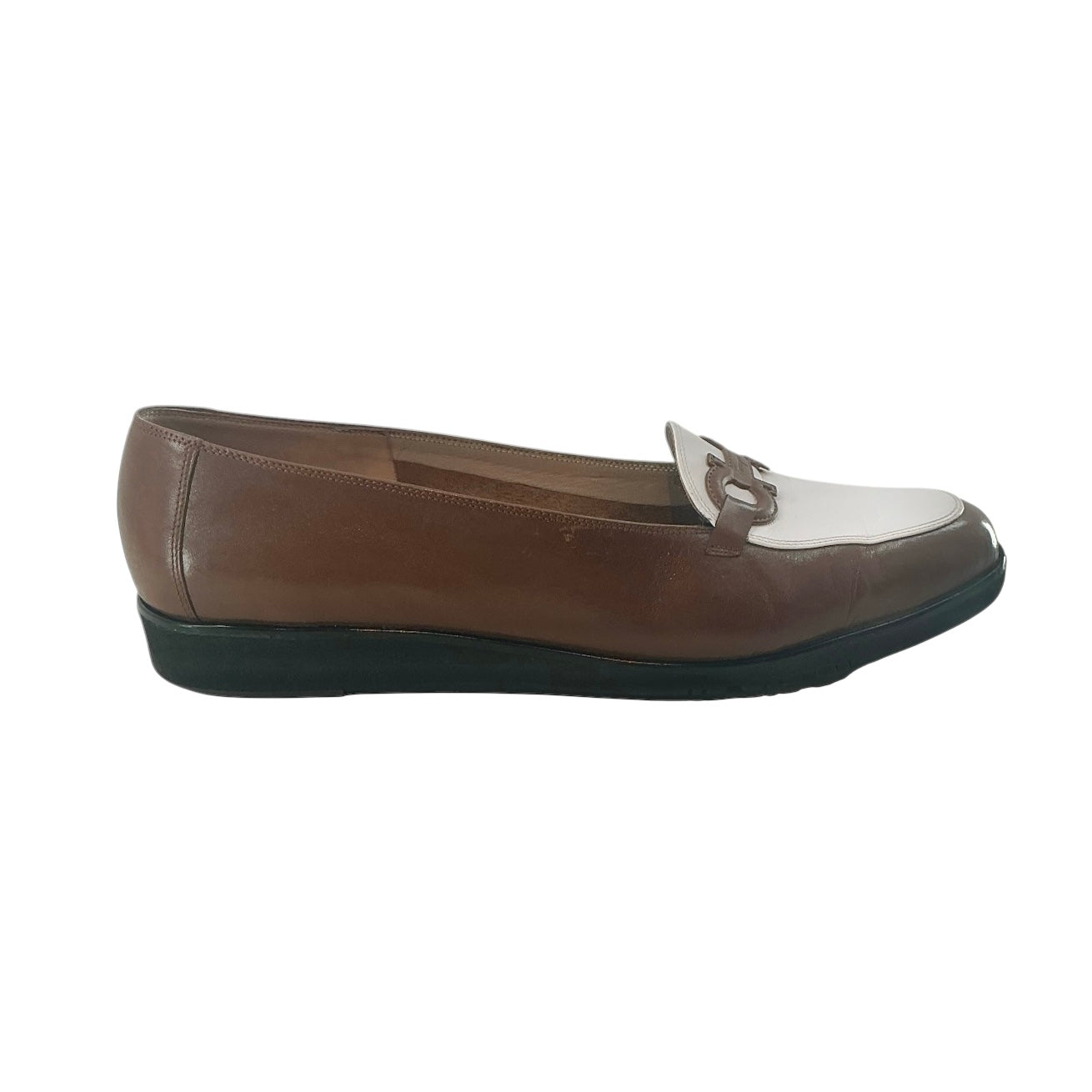 Salvatore Ferragamo Two-Tone Gancini Loafers