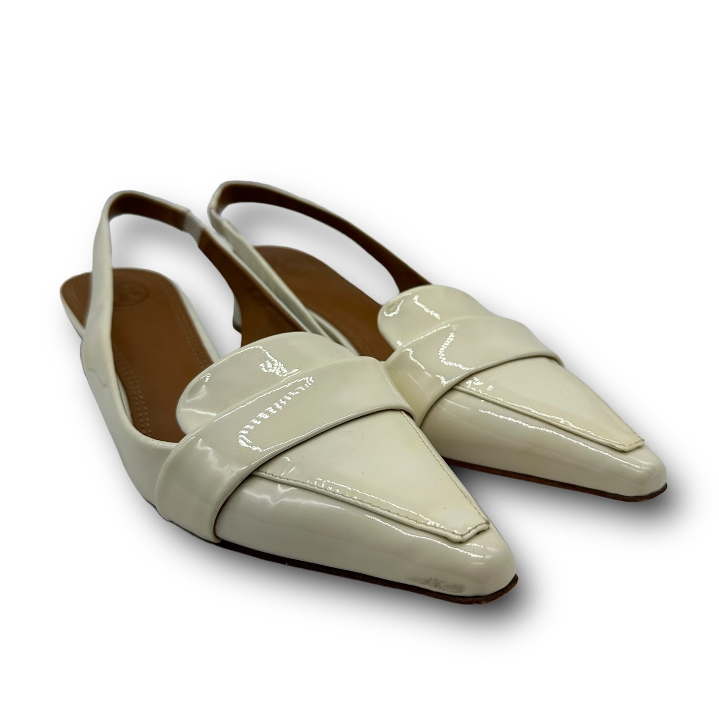 Tory Burch Sadie Slingback White Patent