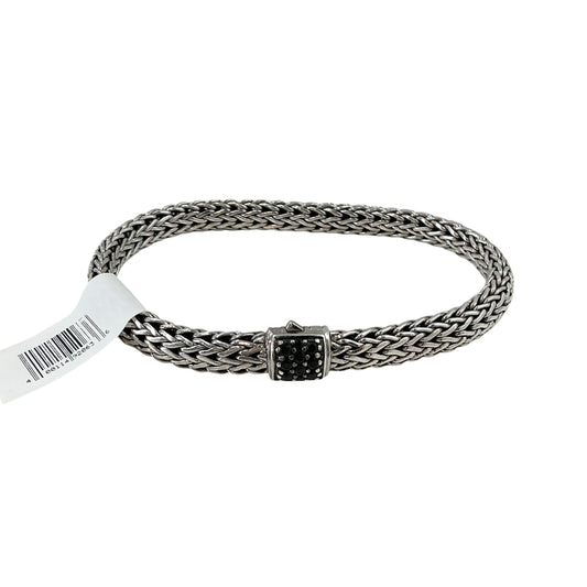 John Hardy Silver Icon Black Sapphire Chain Bracelet