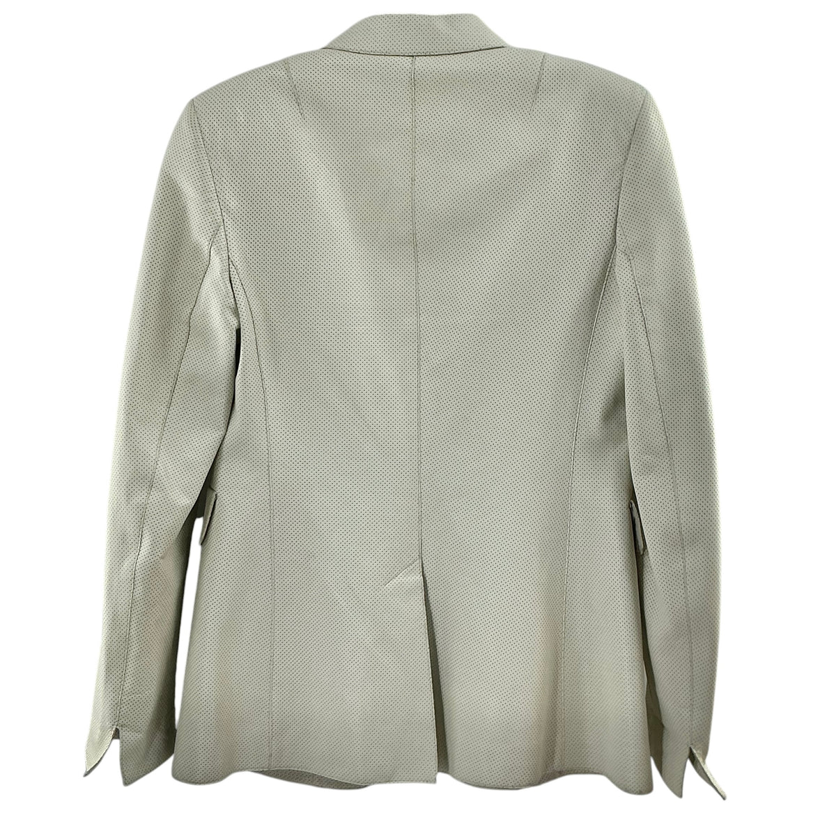 Akris Punto Single Button Textured Blazer Sage Cream