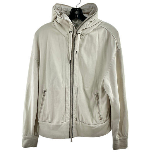 Brunello Cucinelli Travelwear Full-Zip Hoodie Sweatshirt Beige Neutral